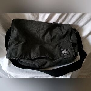 Unisex Gray Express Design Studio Shoulder Crossbody Bag